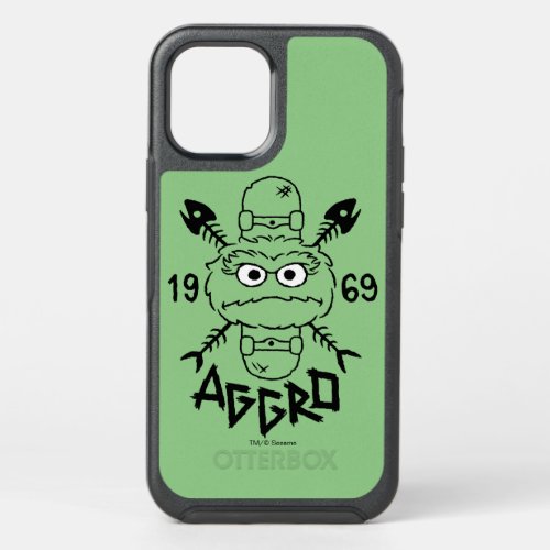 Oscar the Grouch Skate Logo _ Aggro 1969 OtterBox Symmetry iPhone 12 Case