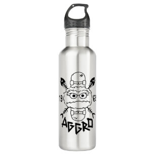 Oscar the Grouch Skate Logo - Aggro 1969 Stainless Steel Water Bottle