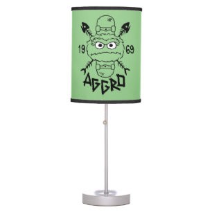 Oscar the Grouch Skate Logo - Aggro 1969 Table Lamp