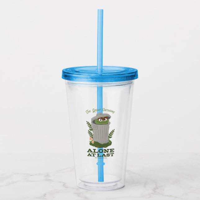 Oscar The Grouch | The Great Outdoors Acrylic Tumbler (Front)