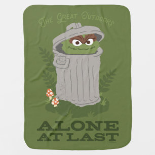 Oscar The Grouch The Great Outdoors Baby Blanket