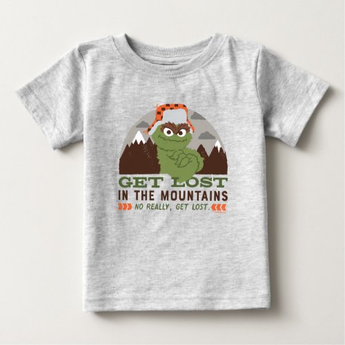 Oscar The Grouch  The Great Outdoors Baby T_Shirt