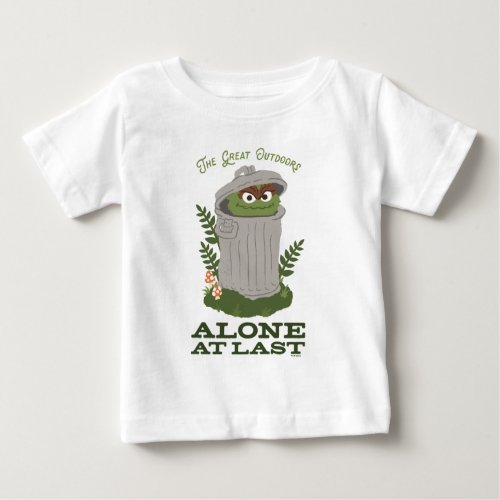 Oscar The Grouch  The Great Outdoors Baby T_Shirt