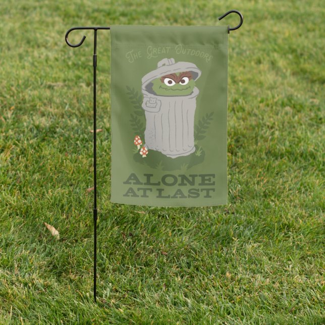 Oscar The Grouch | The Great Outdoors Garden Flag (In SItu)