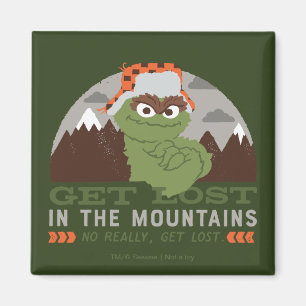 Oscar The Grouch   The Great Outdoors Magnet