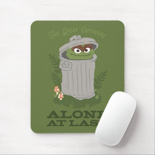 Oscar The Grouch  The Great Outdoors Mouse Pad