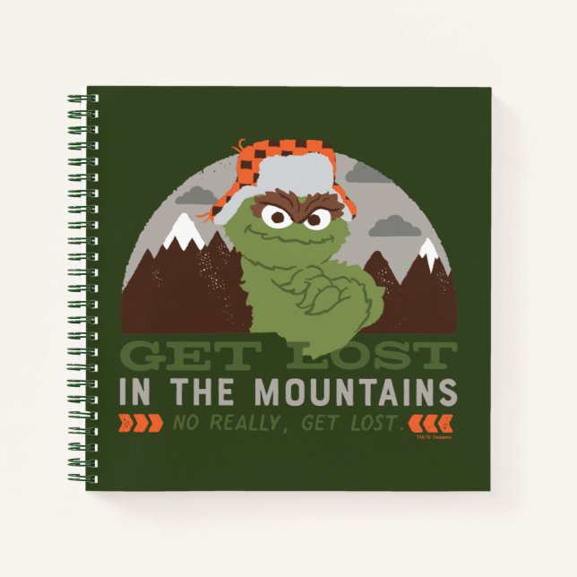 Oscar The Grouch | The Great Outdoors Notebook (Front)