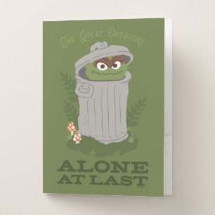 Oscar The Grouch The Great Outdoors Pocket Folder