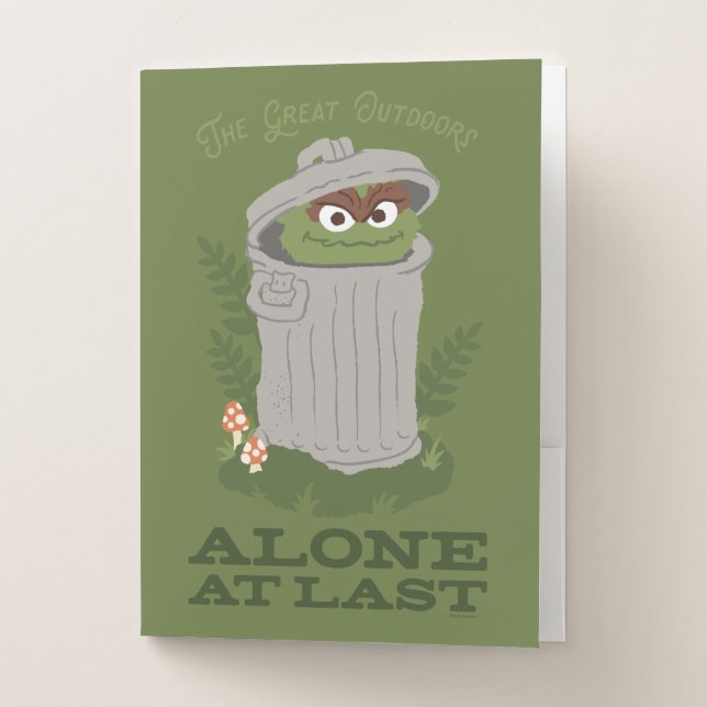 Oscar The Grouch | The Great Outdoors Pocket Folder (Front)