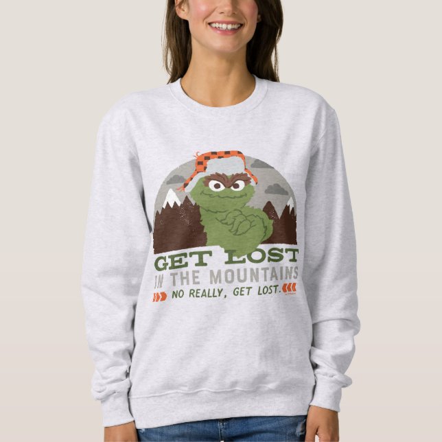 Oscar The Grouch | The Great Outdoors Sweatshirt (Front)