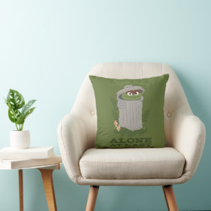 Oscar The Grouch The Great Outdoors Throw Pillow