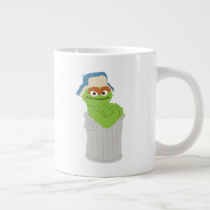 Oscar the Grouch Trash Can Lean Giant Coffee Mug