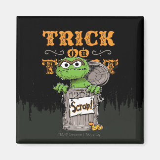 Oscar the Grouch - Trick or Scram! Magnet
