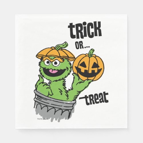 Oscar the Grouch _ Trick Or Treat Napkins