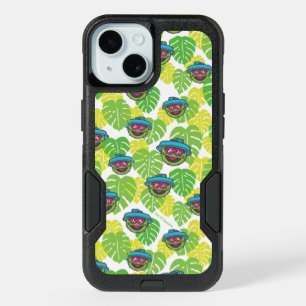 Oscar the Grouch   Tropical Pattern iPhone 15 Case