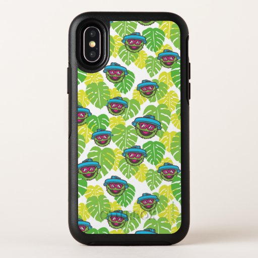 Oscar the Grouch | Tropical Pattern OtterBox Symmetry iPhone X Case