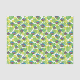 Oscar the Grouch Tropical Pattern Tissue Paper
