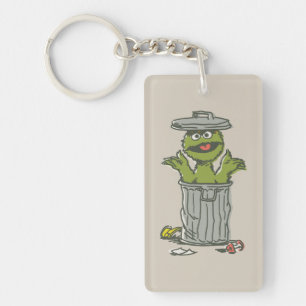 Oscar the Grouch Vintage 1 Keychain