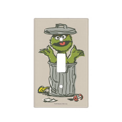 Oscar the Grouch Vintage 1 Light Switch Cover