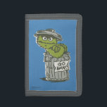 Oscar the Grouch Vintage 2 Tri-fold Wallet<br><div class="desc">Oscar the Grouch has a grumpy looking face in this vintage graphic!        This item is recommended for ages 2 . ©  2014 Sesame Workshop. www.sesamestreet.org</div>