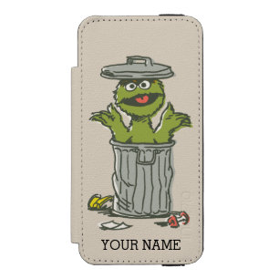 Oscar the Grouch Vintage iPhone SE/5/5s Wallet Case
