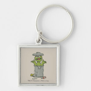 Oscar the Grouch Vintage Keychain