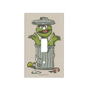 Oscar the Grouch Vintage Light Switch Cover