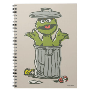 Oscar the Grouch Vintage Notebook
