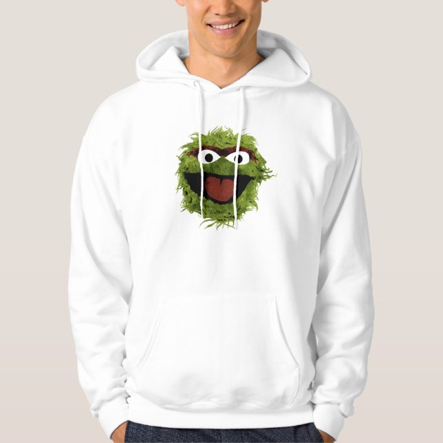 Oscar the Grouch | Watercolor Trend Hoodie (Front)