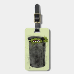 Oscar the Grouch | Watercolor Trend Luggage Tag