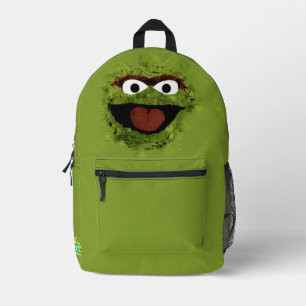 Oscar the Grouch Watercolor Trend Printed Backpack