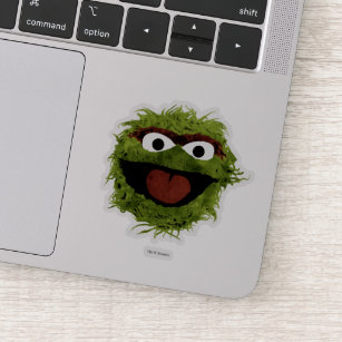 Oscar the Grouch   Watercolor Trend Sticker