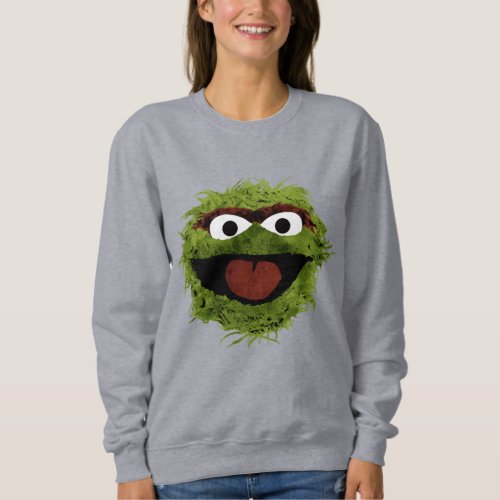 Oscar the Grouch  Watercolor Trend Sweatshirt