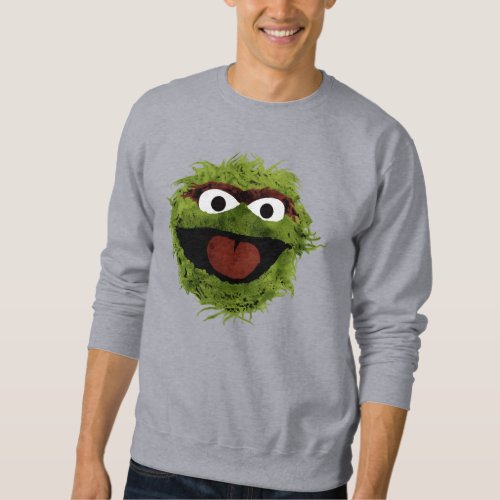 Oscar the Grouch  Watercolor Trend Sweatshirt