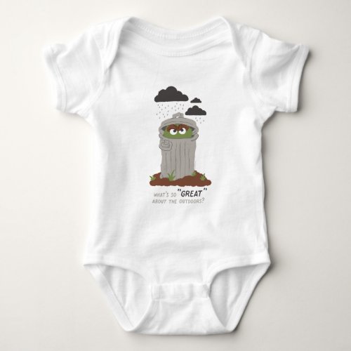 Oscar The Grouch  Whats So Great About The Outdo Baby Bodysuit
