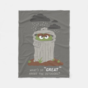 Oscar The Grouch What's So Great About The Outdo Fleece Blanket