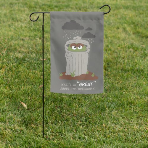 Oscar The Grouch  Whats So Great About The Outdo Garden Flag