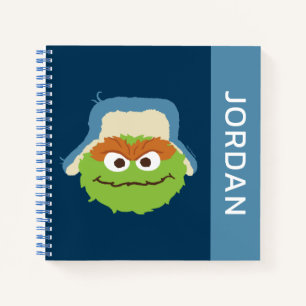 Oscar the Grouch Woodland Face Add Your Name Notebook