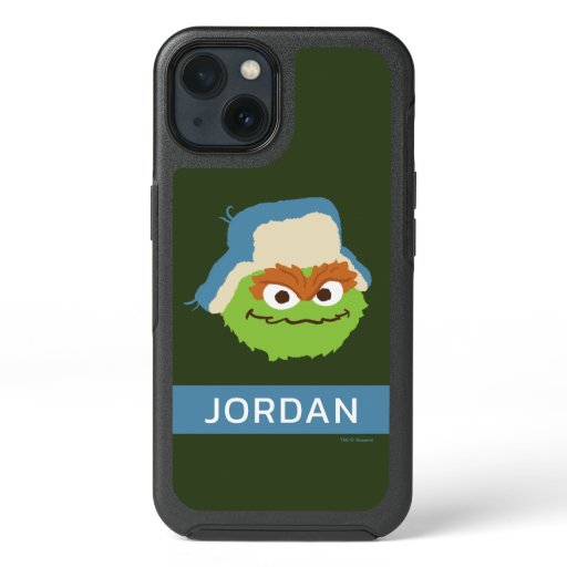 Oscar the Grouch Woodland Face | Add Your Name iPhone 13 Case