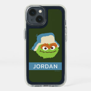 Oscar the Grouch Woodland Face   Add Your Name Speck iPhone 13 Case
