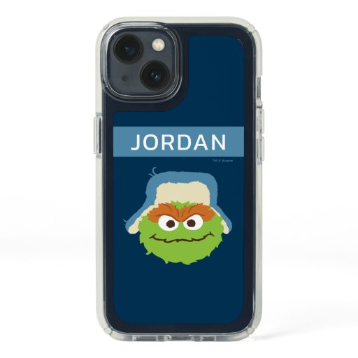 Oscar the Grouch Woodland Face | Add Your Name Speck iPhone 13 Case