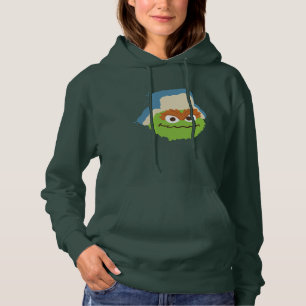 Oscar the Grouch Woodland Face Hoodie