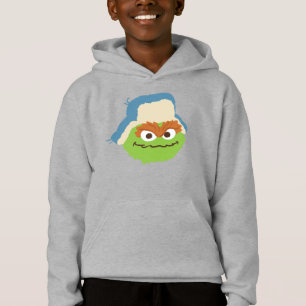 Oscar the Grouch Woodland Face Hoodie