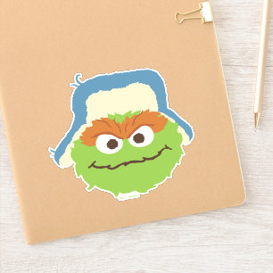Oscar the Grouch Woodland Face Sticker