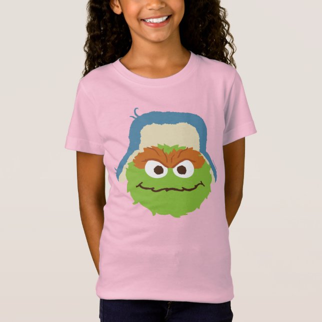 Oscar the Grouch Woodland Face T-Shirt (Front)