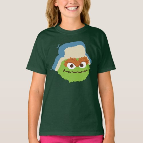 Oscar the Grouch Woodland Face T_Shirt