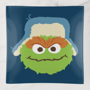 Oscar the Grouch Woodland Face Trinket Tray