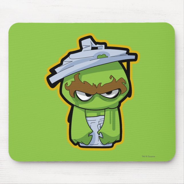 Oscar the Grouch Zombie Mouse Pad (Front)