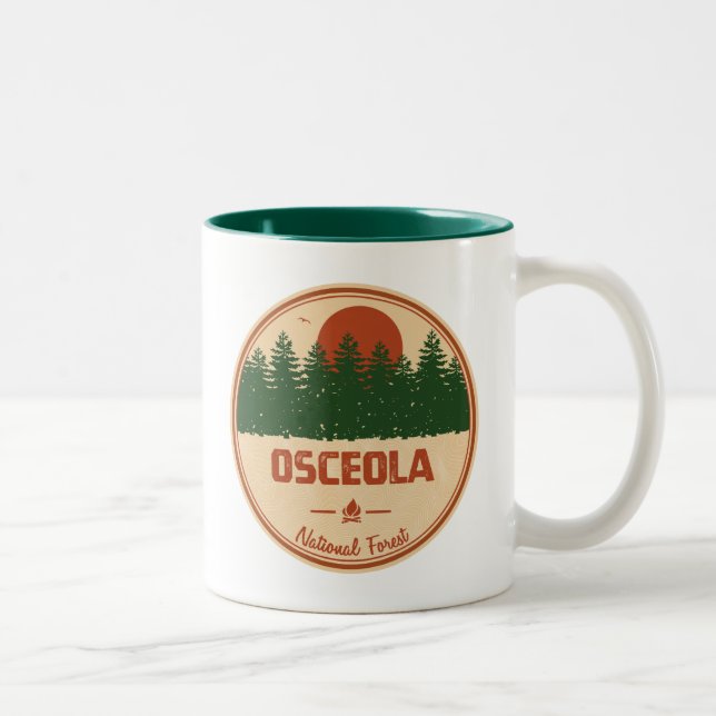 Osceola National Forest Two-Tone Coffee Mug (Right)