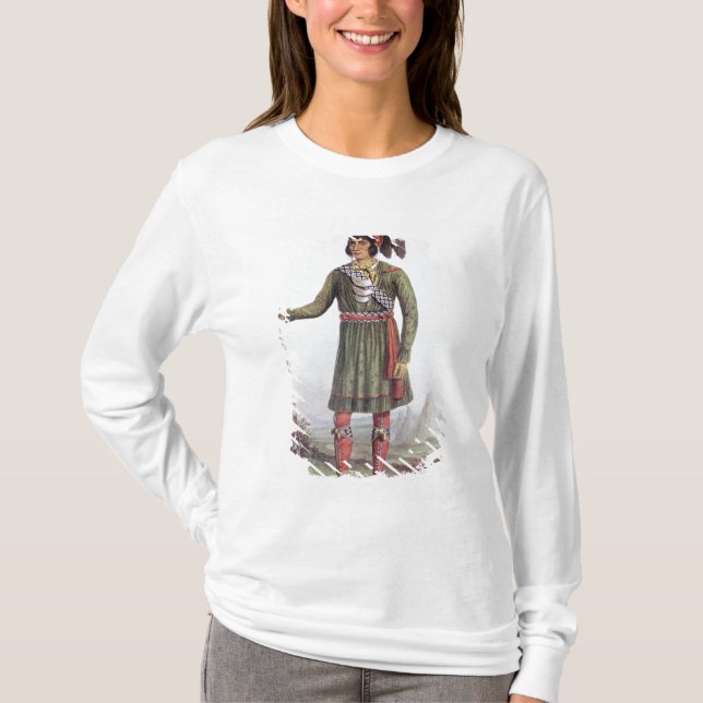 Osceola or 'Rising Sun', a Seminole Leader T-Shirt (Front)